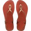 imageHavaianas Womens Slim Season Flip FlopRed Cream Rose Lollipop