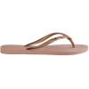 imageHavaianas Womens Slim Season Flip FlopRose Nude Rose Gold