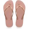 imageHavaianas Womens Slim Season Flip FlopRose Nude Rose Gold