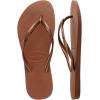imageHavaianas Womens Slim Season Flip FlopRustMetallic Copper
