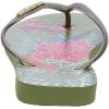 imageHavaianas Womens Slim Tropical Flip Flop SandalCamo Green