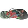 imageHavaianas Womens Slim Tropical Flip Flop SandalMulticolourblackGraphite