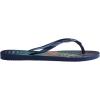 imageHavaianas Womens Slim Tropical Flip Flop SandalNavy Blue