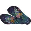 imageHavaianas Womens Slim Tropical Flip Flop SandalNavy Blue