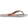 imageHavaianas Womens Slim Tropical Flip Flop SandalWhite