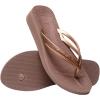 imageHavaianas Womens The Wedge Flip FlopsCappuccino