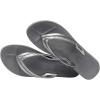 imageHavaianas Womens The Wedge Flip FlopsSteel Grey
