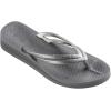 imageHavaianas Womens The Wedge Flip FlopsSteel Grey
