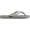 imageHavaianas Womens Top Tiras Flip FlopsSteel Grey