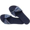 imageHavaianas Womens You St Tropez Shine Flip FlopsNavy Blue