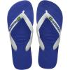 imageHavaianas UnisexChild Brazil Logo Flip Flop SandalMarine Blue