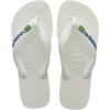 imageHavaianas UnisexChild Brazil Logo Flip Flop SandalWhite