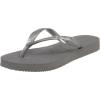imageHavaianas UnisexChild Slim Flip Flop SandalGreySilver