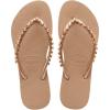 imageHavaianas Womens Slim Rock Mesh Sandal Rose Gold Flip FlopRose Gold