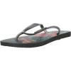 imageHavaianas Womens Slim Tropical Flip Flop SandalMulticolourblackGraphite