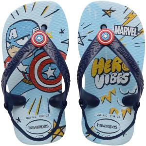 imageHavaianas Baby Marvel Sandals  Baby Water Shoes with Back StrapBlue Water