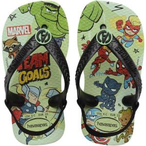 imageHavaianas Baby Marvel Sandals  Baby Water Shoes with Back StrapGreen Garden