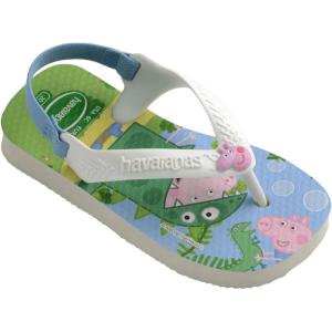 imageHavaianas Baby Peppa Pig Sandals  Baby Water Shoes with Back Strap  White 6C toddler