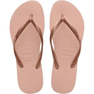 imageHavaianas BabyGirls Slim Flip Flop SandalBallet Rose