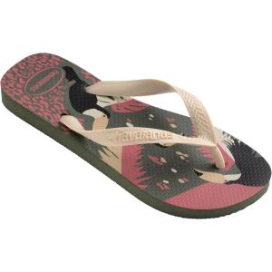 imageHavaianas Girls Top Tropical Vibes ToddlerBig Kid FlipFlopOlive Green