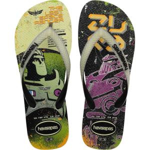 imageHavaianas Kids Buzz Lightyear Glow In The Dark Flip Flop Sandals BlackGreen Size 34 Youth