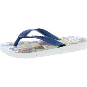 imageHavaianas Kids Top Minecraft Flip Flops  Kids Thong Summer Sandals  WhiteBlue Comfy 13C1Y little kid