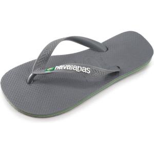 imageHavaianas Mens Brazil Flip Flop SandalSteel GreySteel Grey