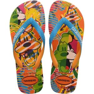 imageHavaianas Mens Disney Stylish Goofy Flip Flop Sandals Orange Citrus Size 8