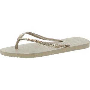 imageHavaianas Slim Glitter II Flip Flop SandalSand Grey