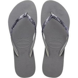 imageHavaianas Slim Glitter II Flip Flop SandalSteel Grey