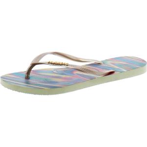 imageHavaianas Slim Iridescent Flip Flop SandalSand Grey