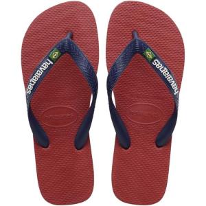 imageHavaianas UnisexChild Brazil Logo Flip Flop SandalRed