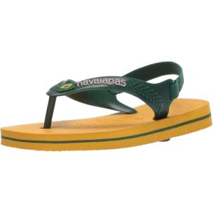 imageHavaianas UnisexChild Brazil Logo Sandal Steel Grey Flip FlopBanana Yellow