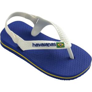 imageHavaianas UnisexChild Brazil Logo Sandal Steel Grey Flip FlopMarine Blue