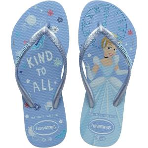 imageHavaianas UnisexChild Kids Slim Fashion SandalBlue Water