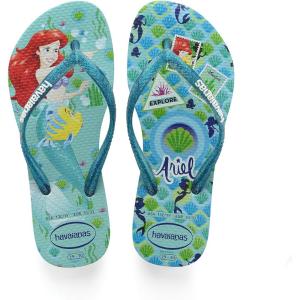 imageHavaianas UnisexChild Kids Slim Fashion SandalIce Blue