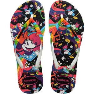imageHavaianas Women Slim Disney Stylish Flip Flops  Minnie Mouse Fashion Sandals  WhiteWhite 1112W  910M