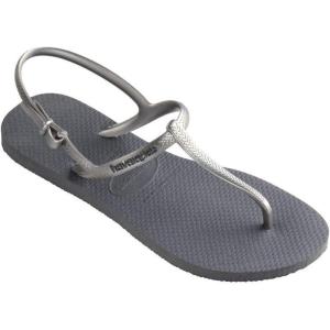 imageHavaianas Womens Flash Urban Flip Flop SandalGrey Steel Grey