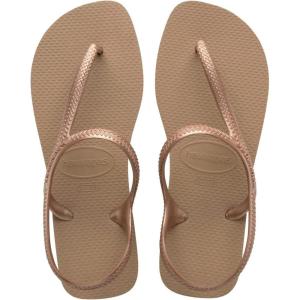 imageHavaianas Womens Flash Urban Flip Flop SandalRose Gold