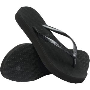 imageHavaianas Womens Slim Flatform Flip Flop SandalBlack
