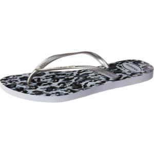 imageHavaianas Womens Slim Paisage Flip FlopGrey Silver Ice Grey