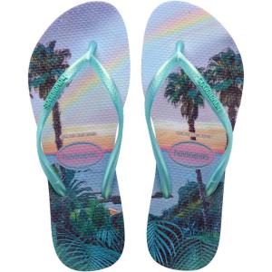 imageHavaianas Womens Slim Paisage Flip FlopQuiet Lilac