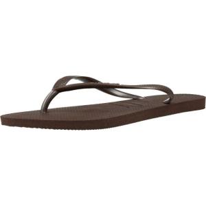 imageHavaianas Womens Slim Princesas Flip FlopBrown Dark Brown