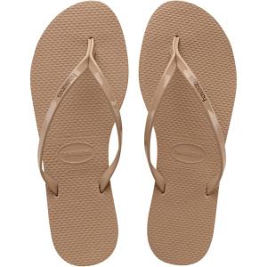 imageHavaianas Womens Slim Princesas Flip FlopRose Gold