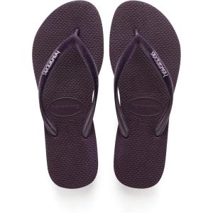 imageHavaianas Womens Slim Season Flip FlopAubergine