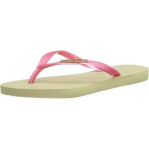 imageHavaianas Womens Slim Season Flip FlopBeige Beige Pink