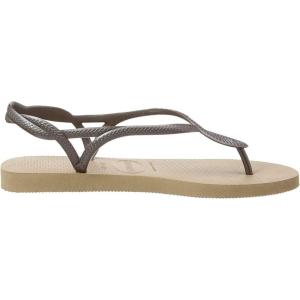 imageHavaianas Womens Slim Season Flip FlopBeige Beige Rose Gold 3581