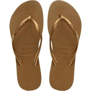 imageHavaianas Womens Slim Season Flip FlopBronze