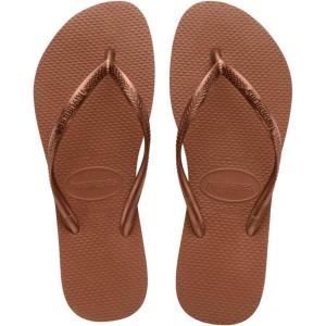imageHavaianas Womens Slim Season Flip FlopRustMetallic Copper