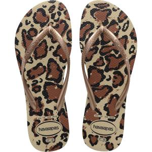 imageHavaianas Womens Slim Season Flip FlopSand Grey Rose Gold
